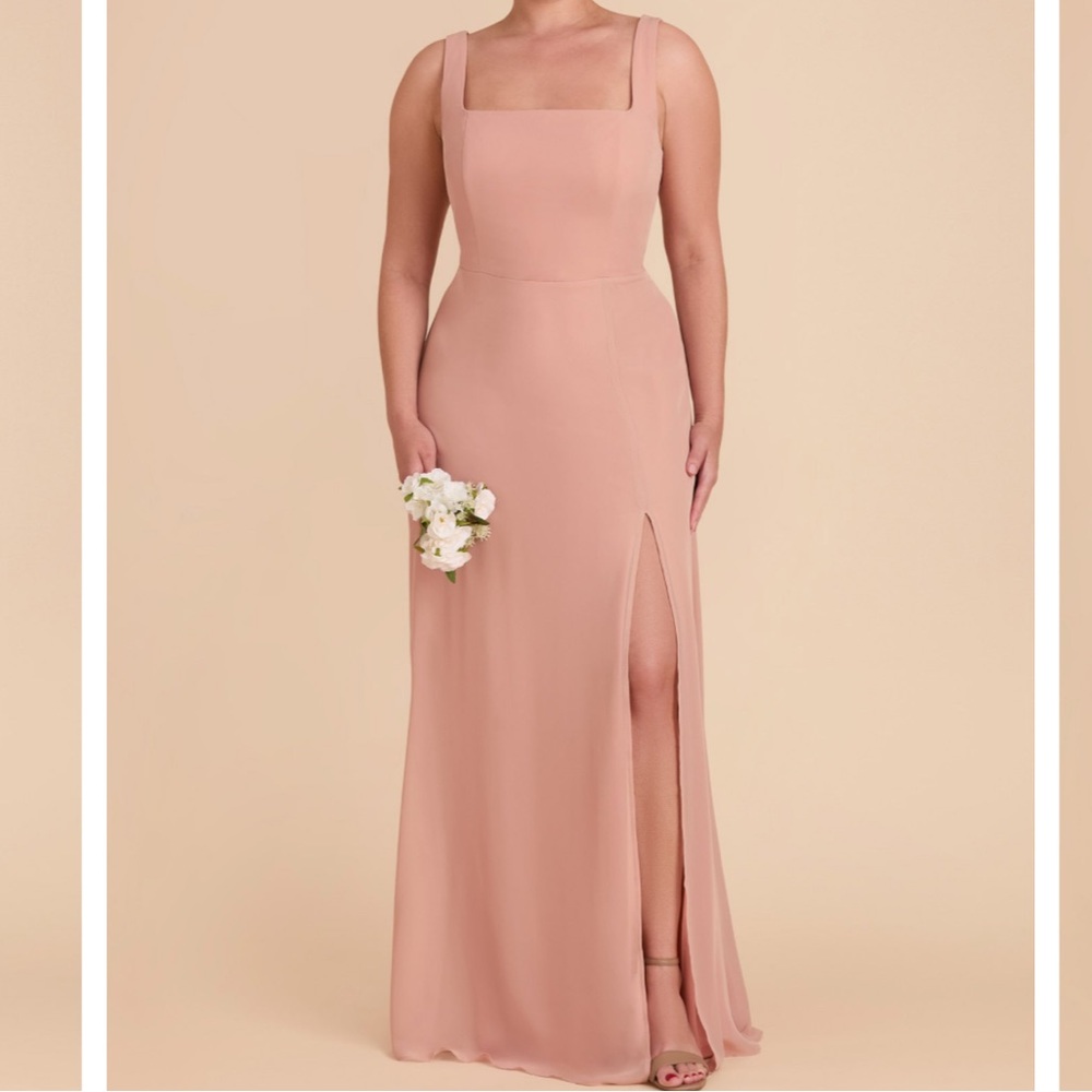 Birdy Grey Alex Chiffon Dress - Dusty Rose